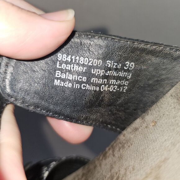 Dansko Sophie Sandals 39 Sparkle Slide Metallic black Buckle Iridescent Slip On - Picture 7 of 8